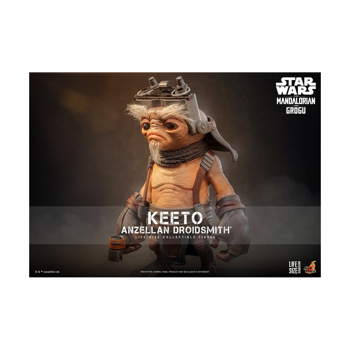Hot toys Star Wars - Keeto (Anzellan Droidsmith) Serie de obras maestras a tamaño real - Star Wars: The Mandalorian & Grogu