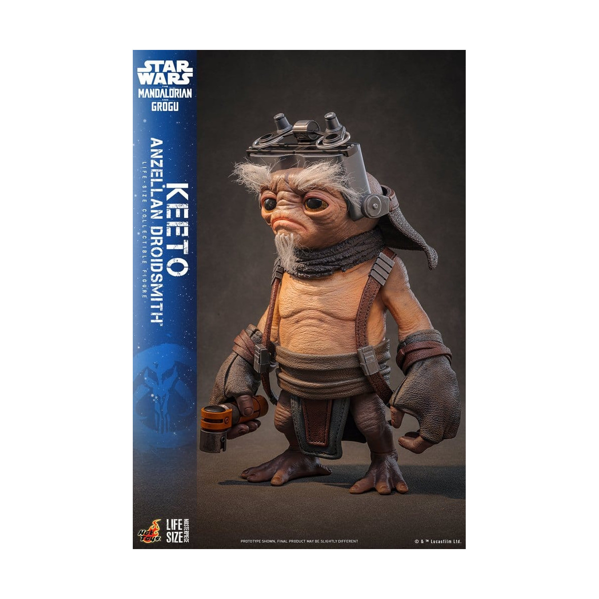 Hot toys Star Wars - Keeto (Anzellan Droidsmith) Serie de obras maestras a tamaño real - Star Wars: The Mandalorian & Grogu