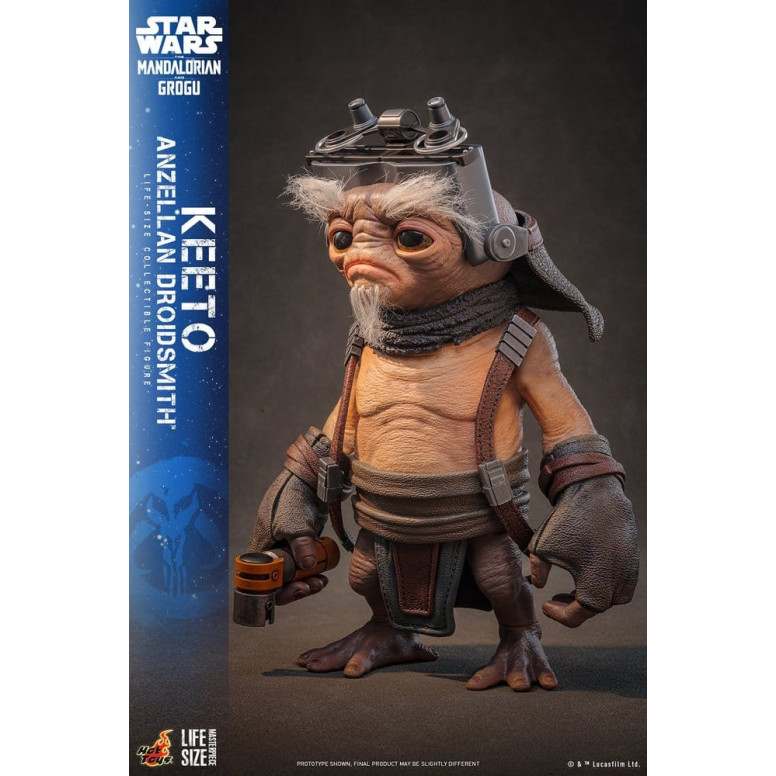 Hot toys Star Wars - Keeto (Anzellan Droidsmith) Serie de obras maestras a tamaño real - Star Wars: The Mandalorian & Grogu