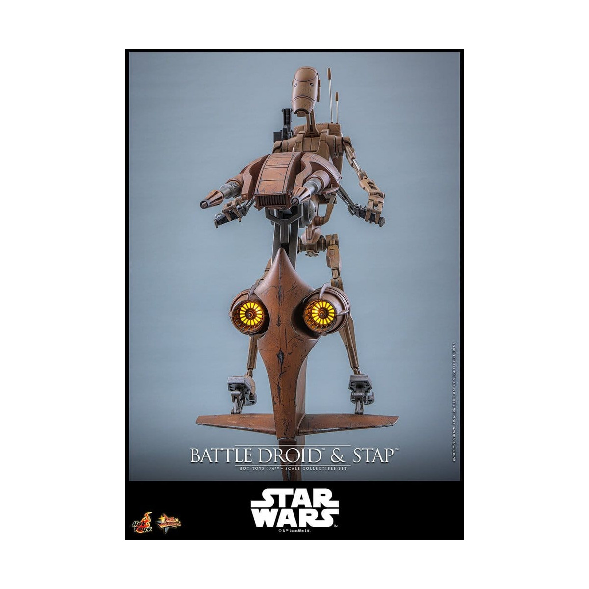Hot Toys - Droide de Batalla y STAP MMS 1/6 - Star Wars: La Amenaza Fantasma MMS887