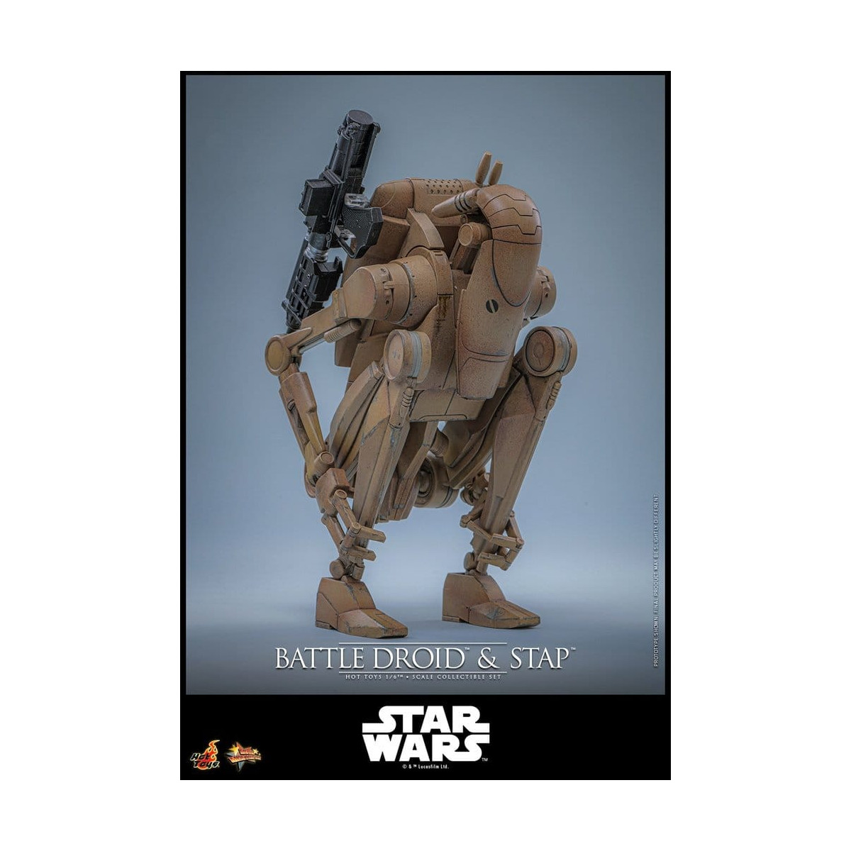Hot Toys - Droide de Batalla y STAP MMS 1/6 - Star Wars: La Amenaza Fantasma MMS887