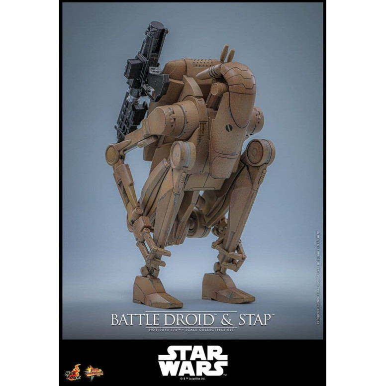 Hot Toys - Droide de Batalla y STAP MMS 1/6 - Star Wars: La Amenaza Fantasma MMS887