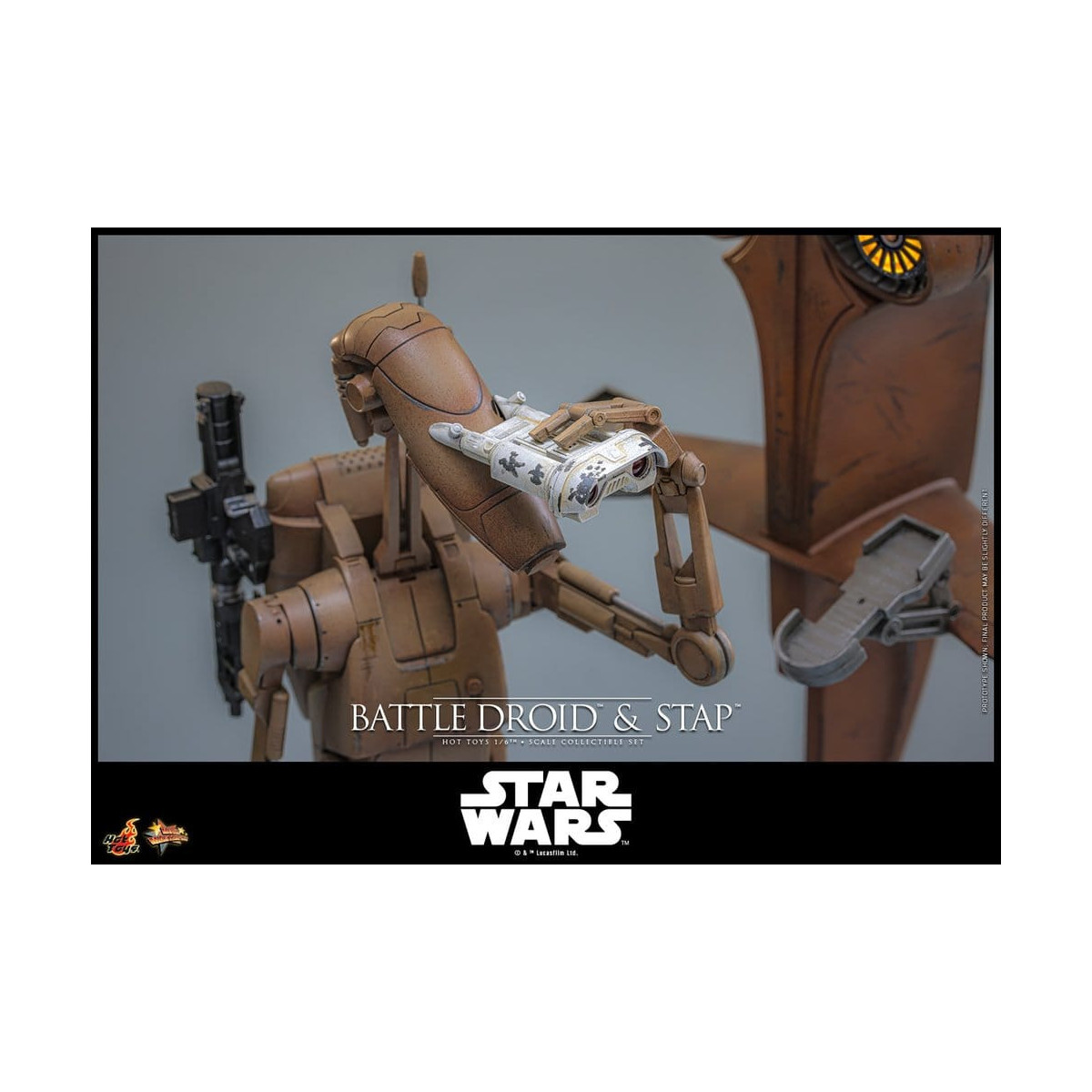 Hot Toys - Droide de Batalla y STAP MMS 1/6 - Star Wars: La Amenaza Fantasma MMS887