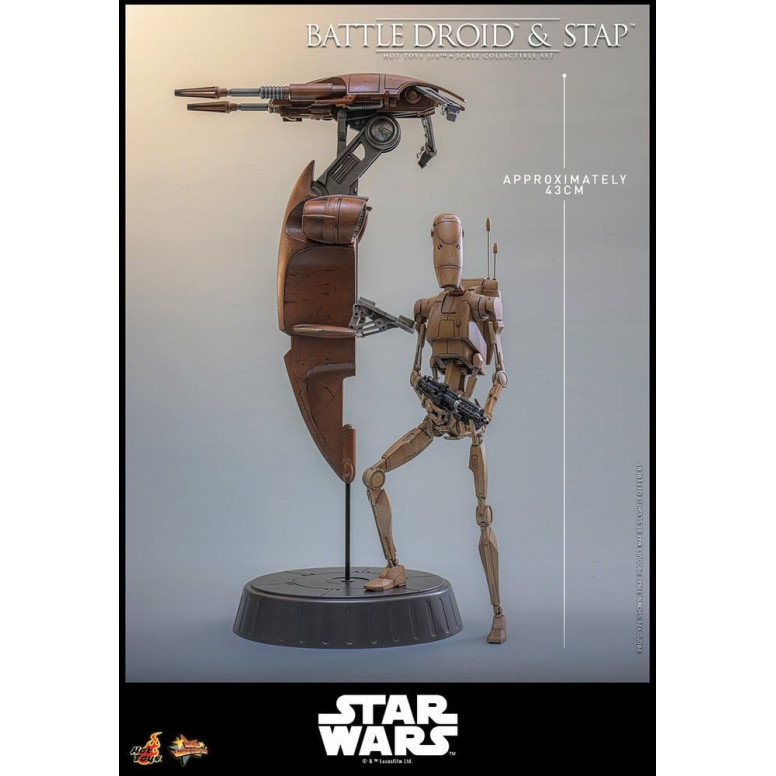 Hot Toys - Droide de Batalla y STAP MMS 1/6 - Star Wars: La Amenaza Fantasma MMS887