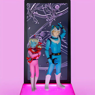 NEON de TSUME - Telemaque cósmico y Themis - Ulises 31