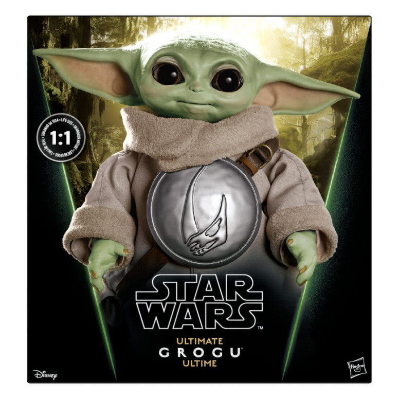 Hasbro Star Wars - Ultimate Grogu 1/1 (figura animatrónica) - El Mandaloriano y Grogu