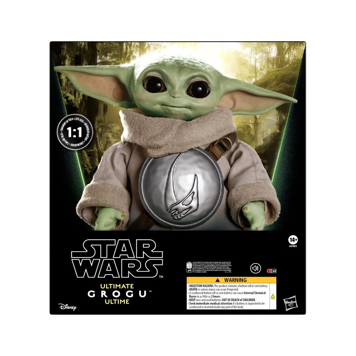 Hasbro Star Wars - Ultimate Grogu 1/1 (figura animatrónica) - El Mandaloriano y Grogu