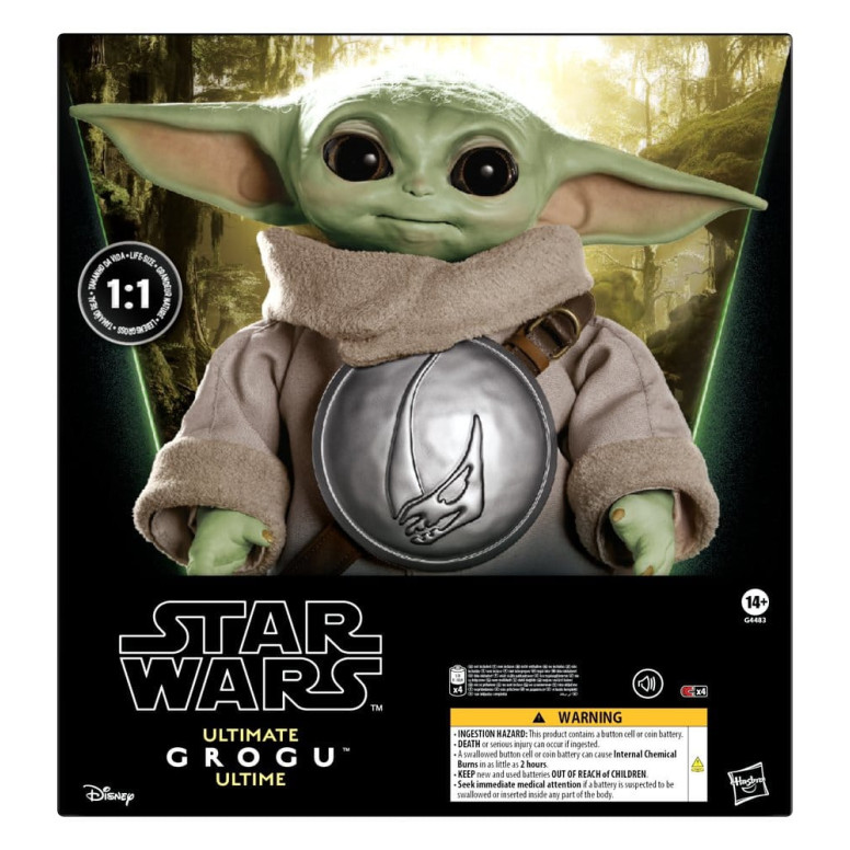 Hasbro Star Wars - Ultimate Grogu 1/1 (figura animatrónica) - El Mandaloriano y Grogu
