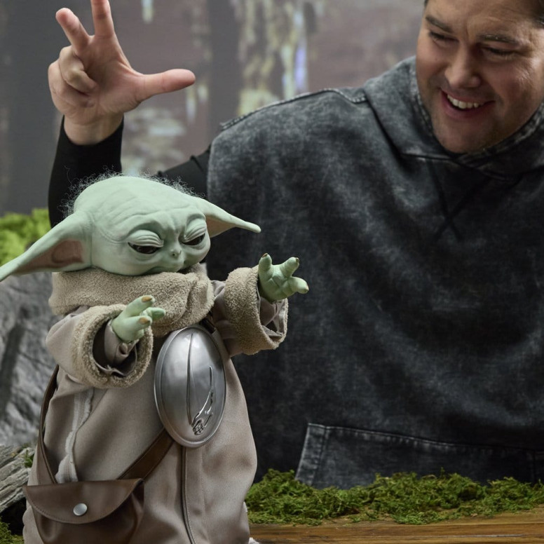 Hasbro Star Wars - Ultimate Grogu 1/1 Edición Coleccionista (figura animatrónica) - El Mandaloriano y Grogu