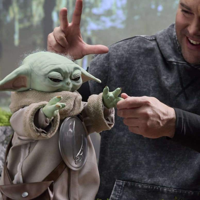Hasbro Star Wars - Ultimate Grogu 1/1 Edición Coleccionista (figura animatrónica) - El Mandaloriano y Grogu