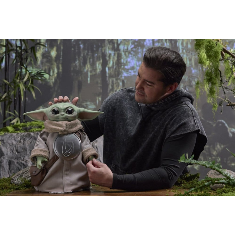 Hasbro Star Wars - Ultimate Grogu 1/1 Edición Coleccionista (figura animatrónica) - El Mandaloriano y Grogu