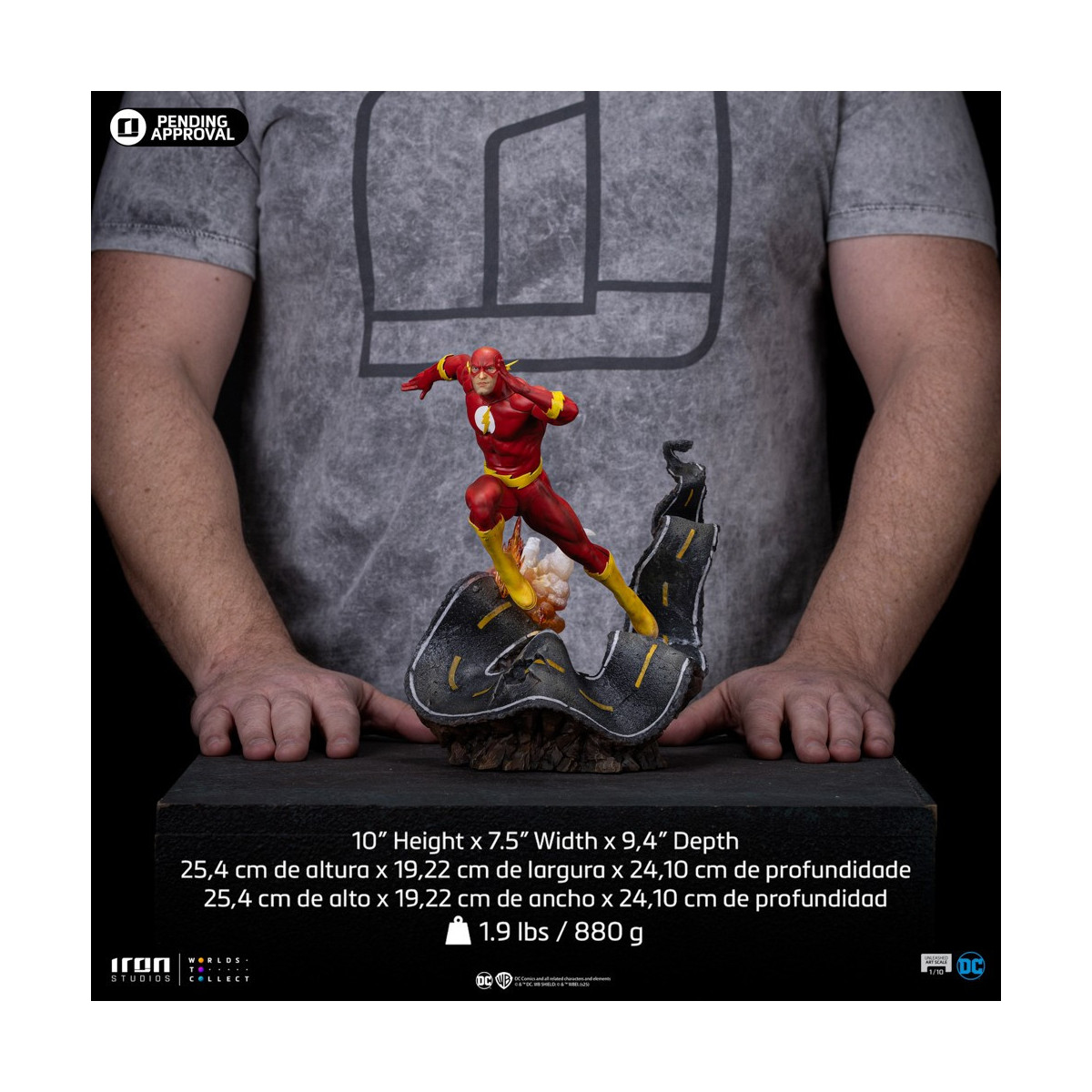 Iron Studios - DC Comics - The Flash Unleashed Arte Escala 1/10