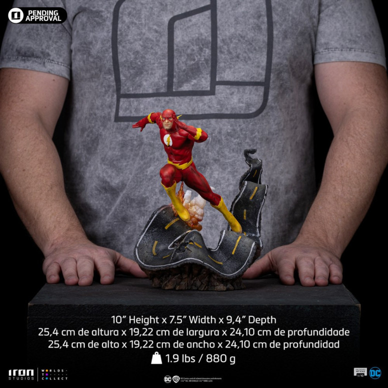 Iron Studios - DC Comics - The Flash Unleashed Arte Escala 1/10