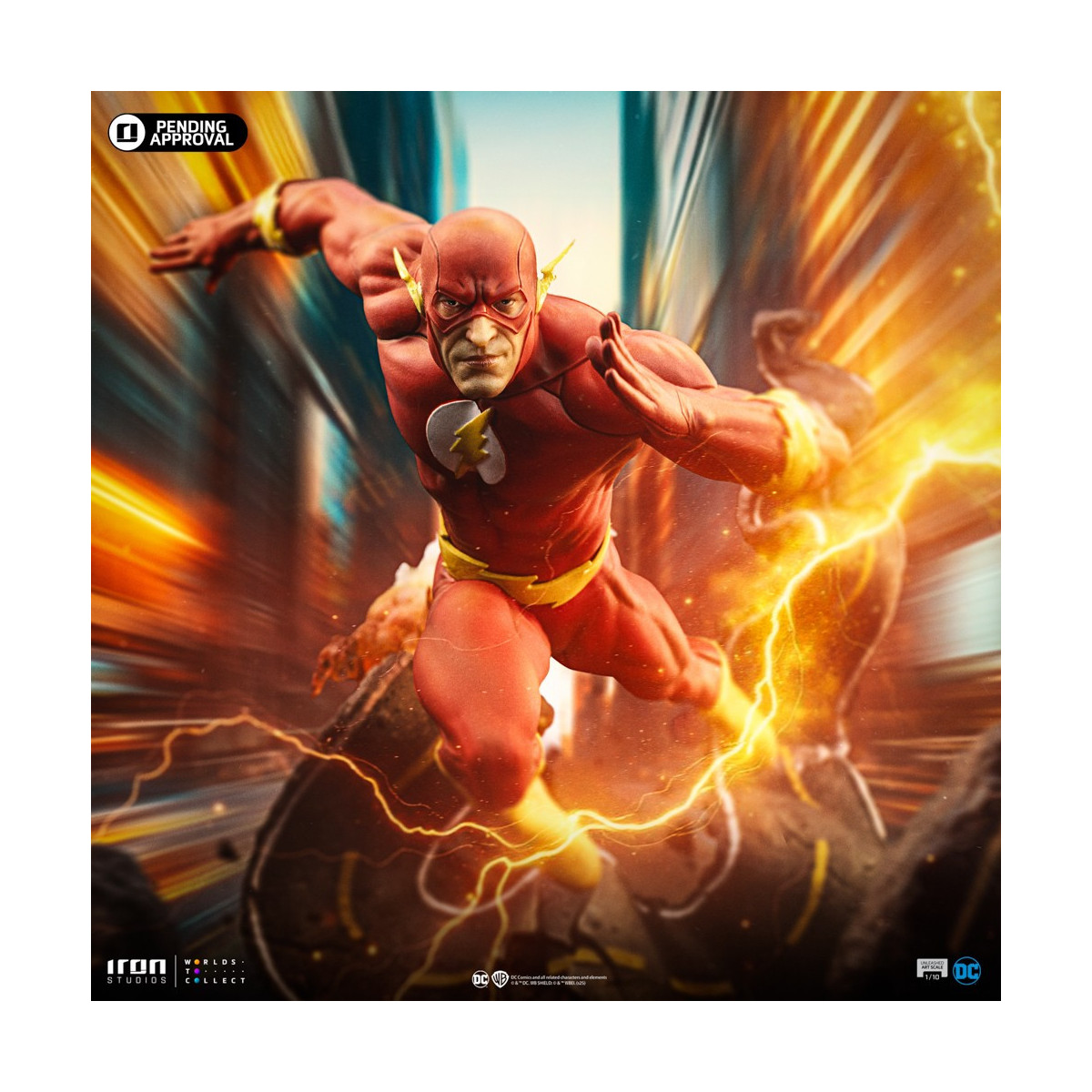 Iron Studios - DC Comics - The Flash Unleashed Arte Escala 1/10