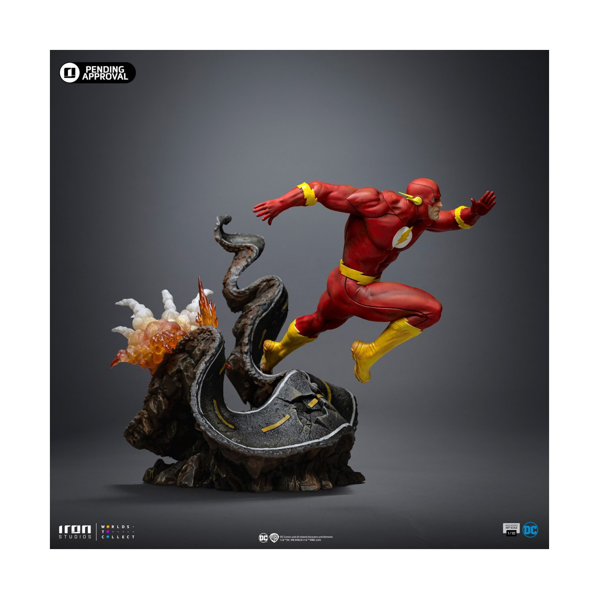 Iron Studios - DC Comics - The Flash Unleashed Arte Escala 1/10