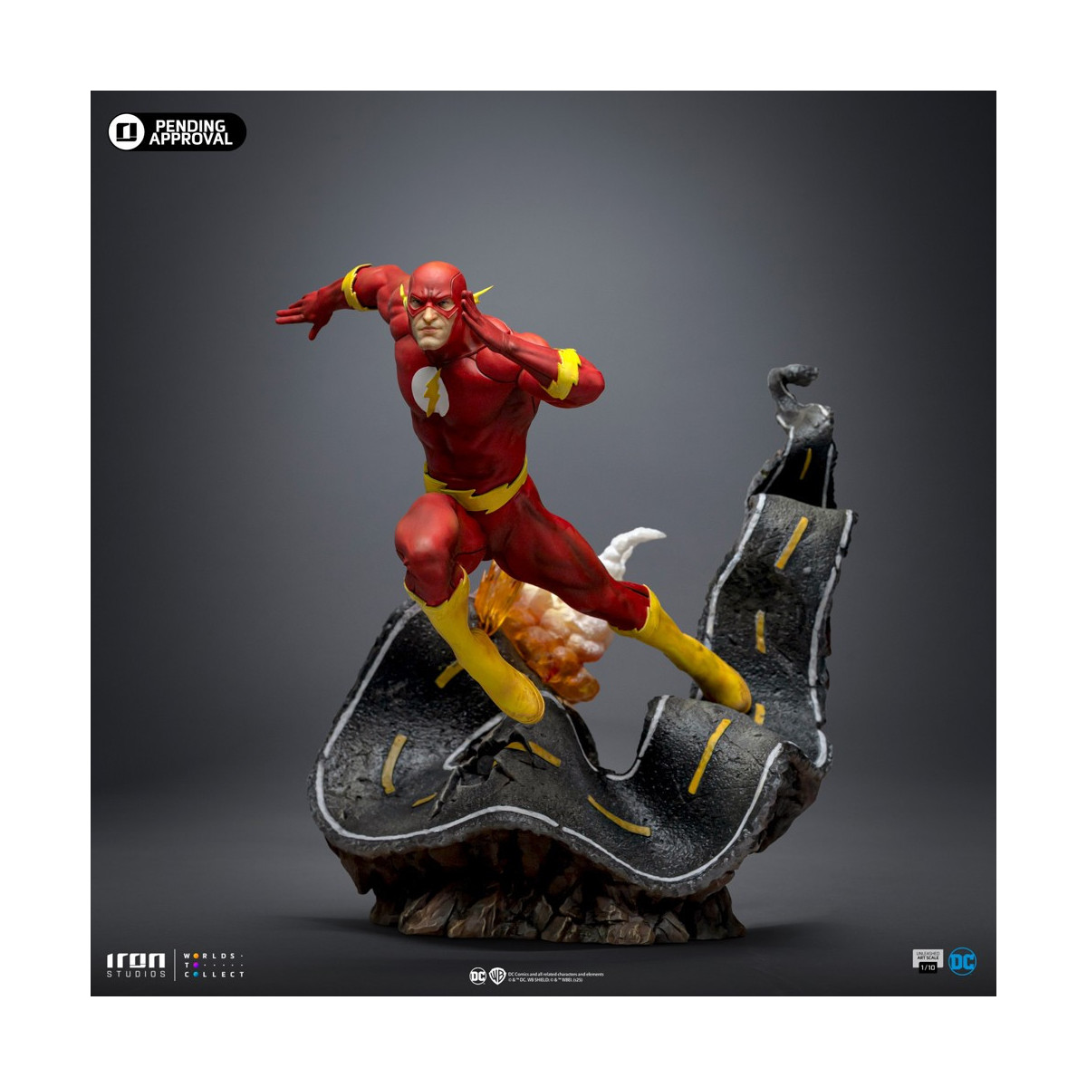 Iron Studios - DC Comics - The Flash Unleashed Arte Escala 1/10