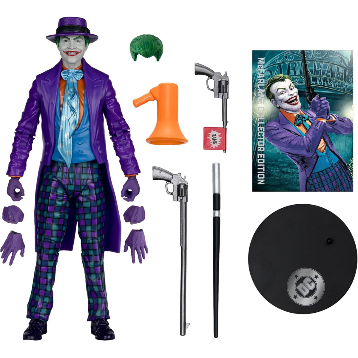 Mc Farlane - DC Multiverse - El Joker Edición Coleccionista 1/12 - Batman (1989)