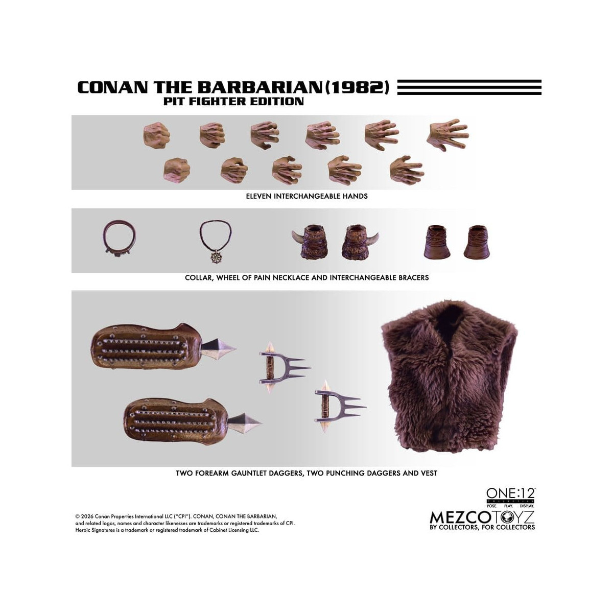 Mezco - One 12 - Conan el Bárbaro (Edición Pit Fighter) 1/12