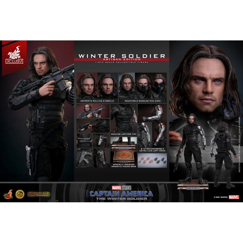 Hot Toys - Soldado de Invierno Edición Artesana MMS 1/6 - Captain America: El Soldado de Invierno