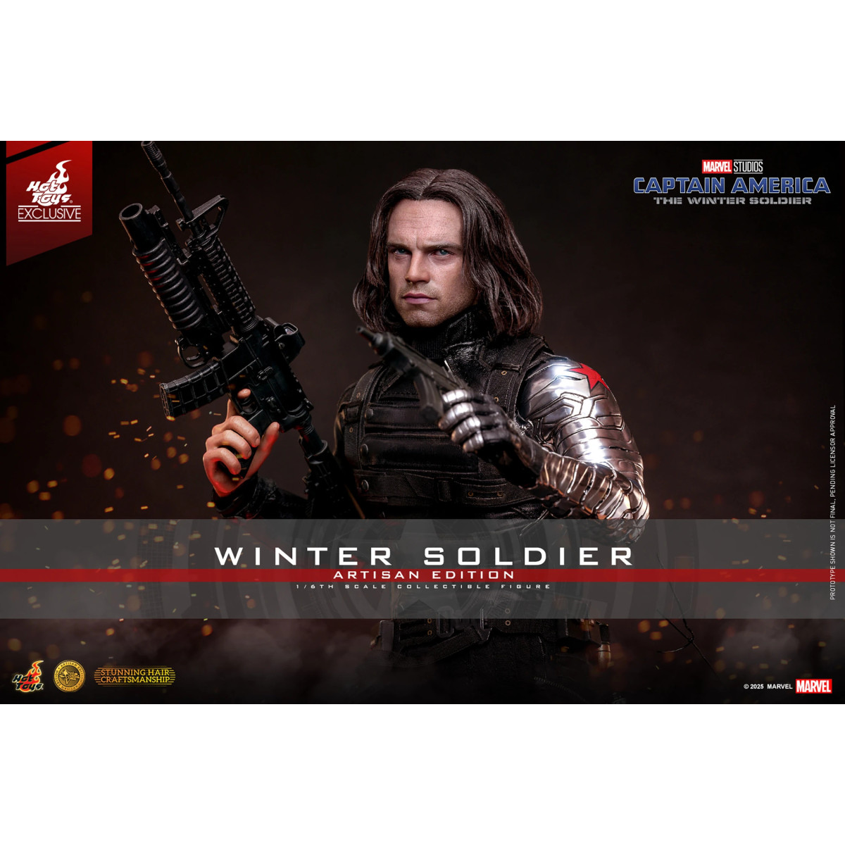 Hot Toys - Soldado de Invierno Edición Artesana MMS 1/6 - Captain America: El Soldado de Invierno
