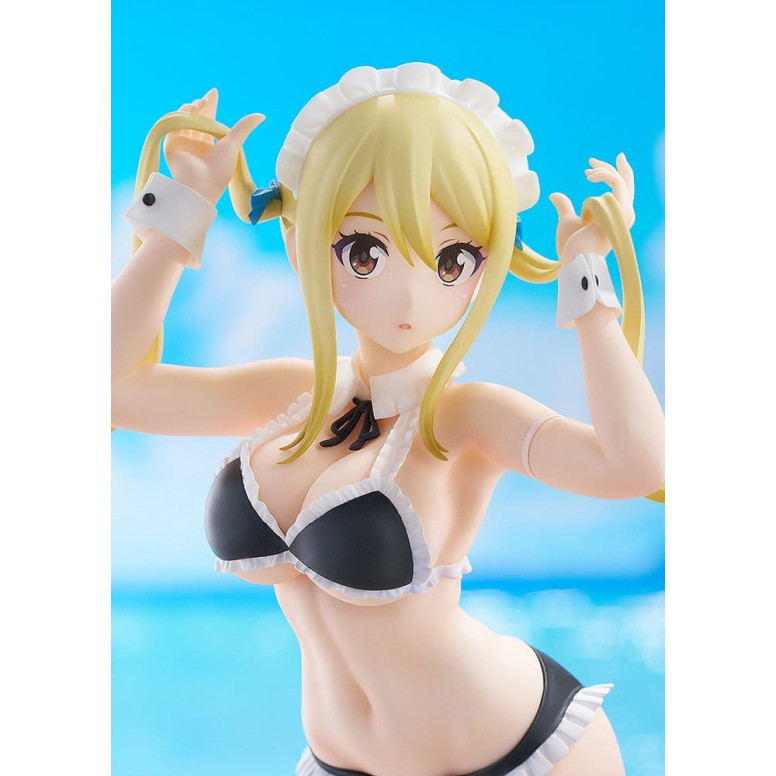 GoodSmile - Fairy Tail 100 Years Quest Beach Queens Lucy Heartfilia: Traje de baño Virgo Form - Pop Up Parade Grande