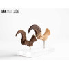 Toynami ECC Elite Creature Collectibles - Velociraptor Pie Garra y Fósil Garra Set - Jurassic Park