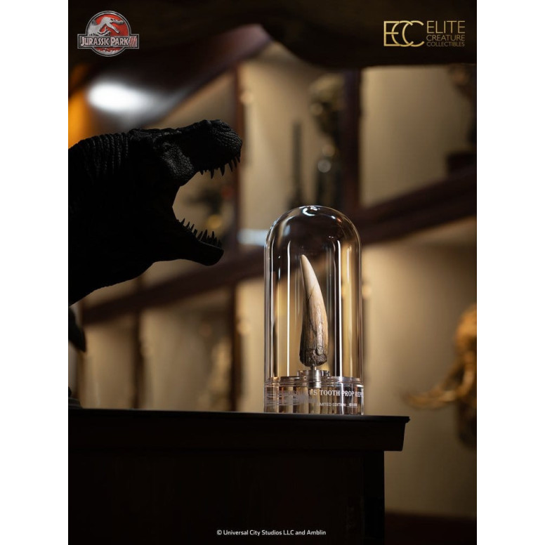 ECC Elite Creature Collectibles - Jurassic Park 3 Réplica 1/1 Diente de espinosaurio