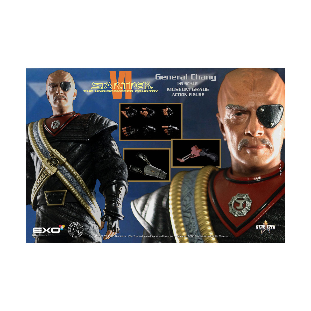 EXO-6 - Star Trek 6: Territorios inexplorados Figura 1/6 del General Chang