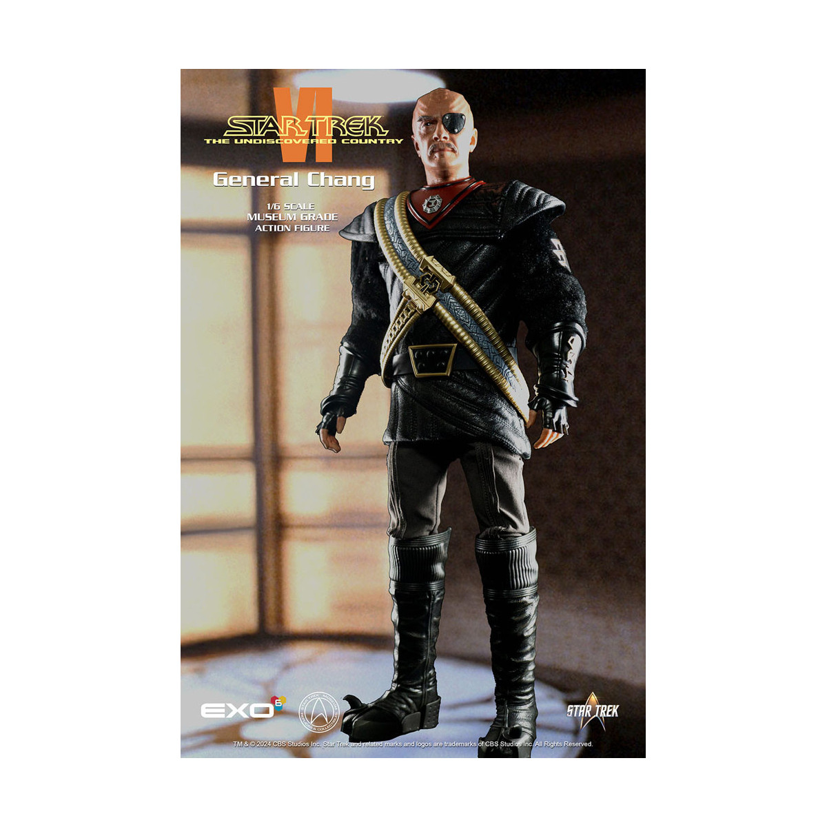 EXO-6 - Star Trek 6: Territorios inexplorados Figura 1/6 del General Chang