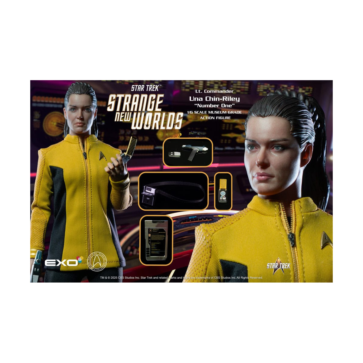 EXO-6 - Star Trek: Strange New Worlds - Teniente Comandante Una Chin-Riley 1/6