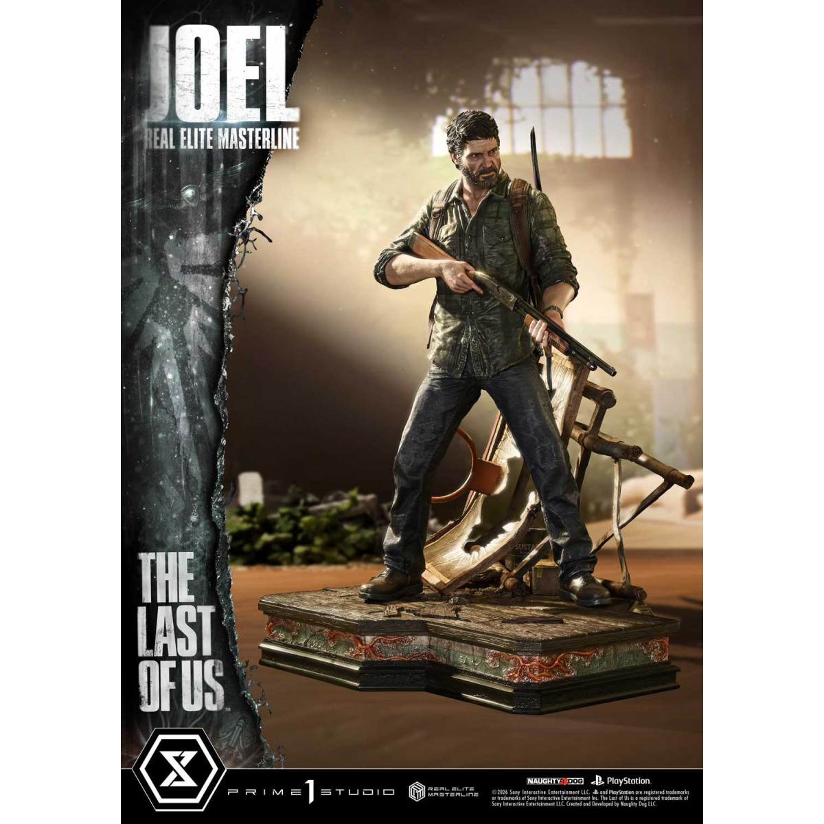 Prime 1 - Joel (The The Last of Us Part I) 1/4 Real Elite Masterline Bonus Version