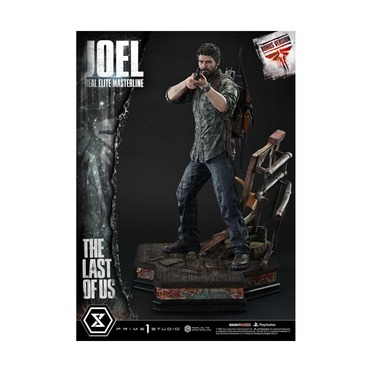 Prime 1 - Joel (The The Last of Us Part I) 1/4 Real Elite Masterline Bonus Version