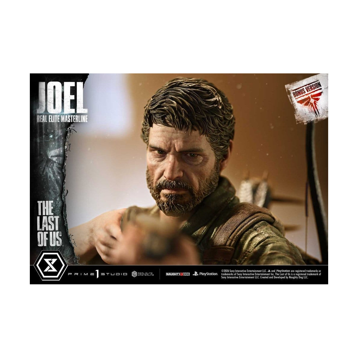 Prime 1 - Joel (The The Last of Us Part I) 1/4 Real Elite Masterline Bonus Version