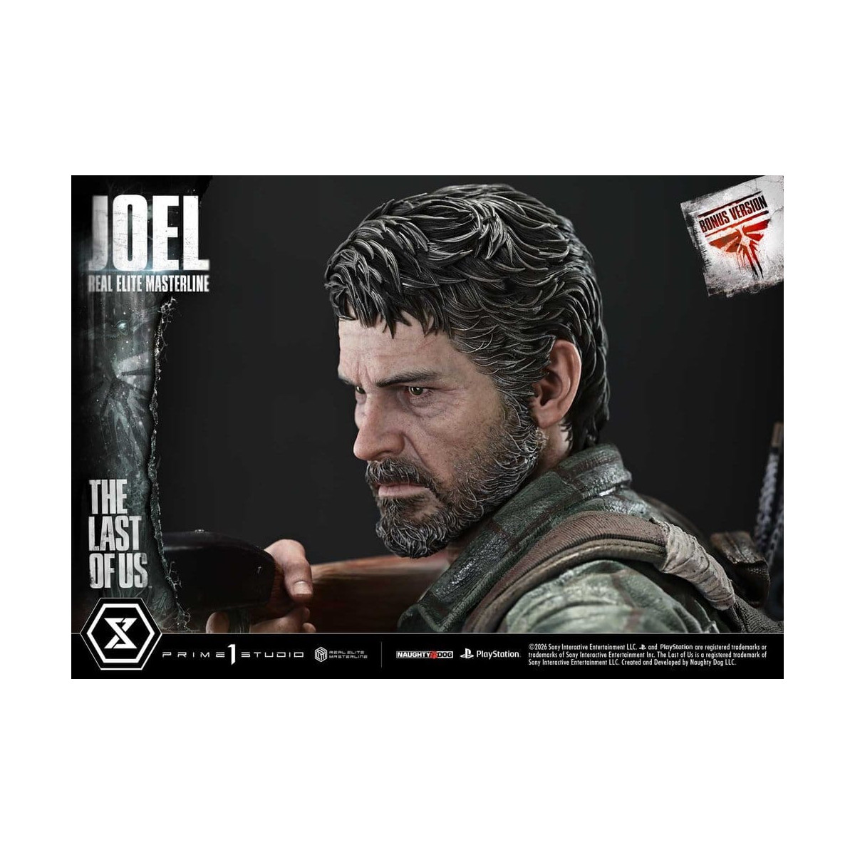 Prime 1 - Joel (The The Last of Us Part I) 1/4 Real Elite Masterline Bonus Version