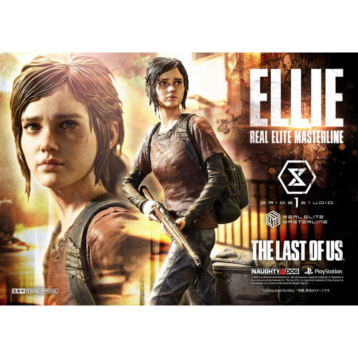 Prime 1 - Ellie (The The Last of Us Part I) 1/4 Real Elite Masterline Bonus Version