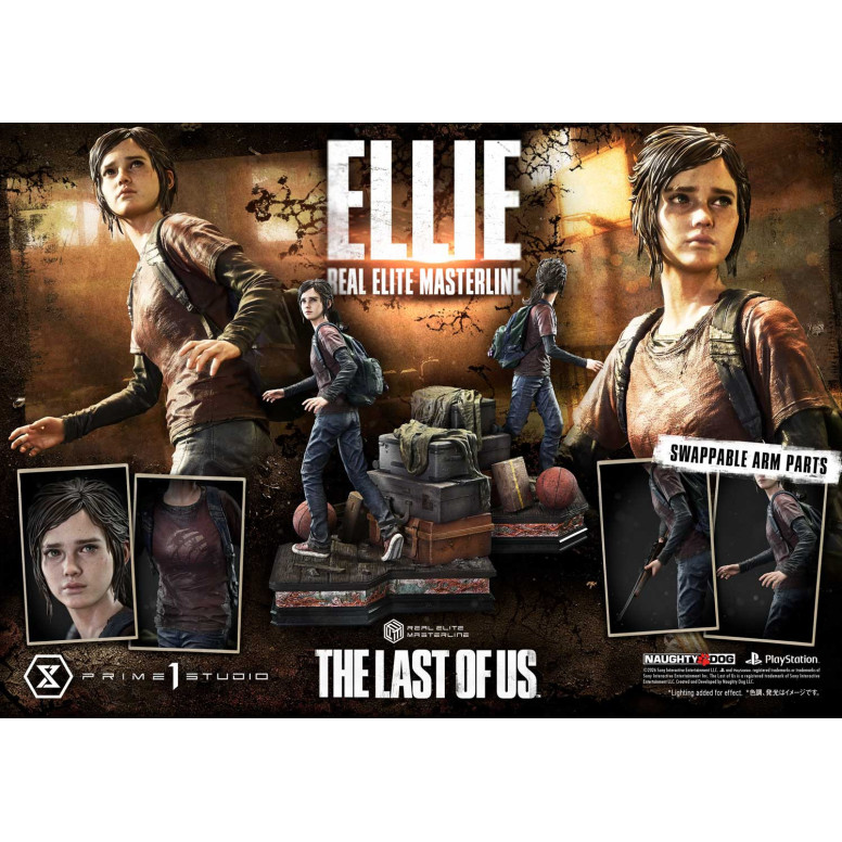 Prime 1 - Ellie (The The Last of Us Part I) 1/4 Real Elite Masterline Bonus Version