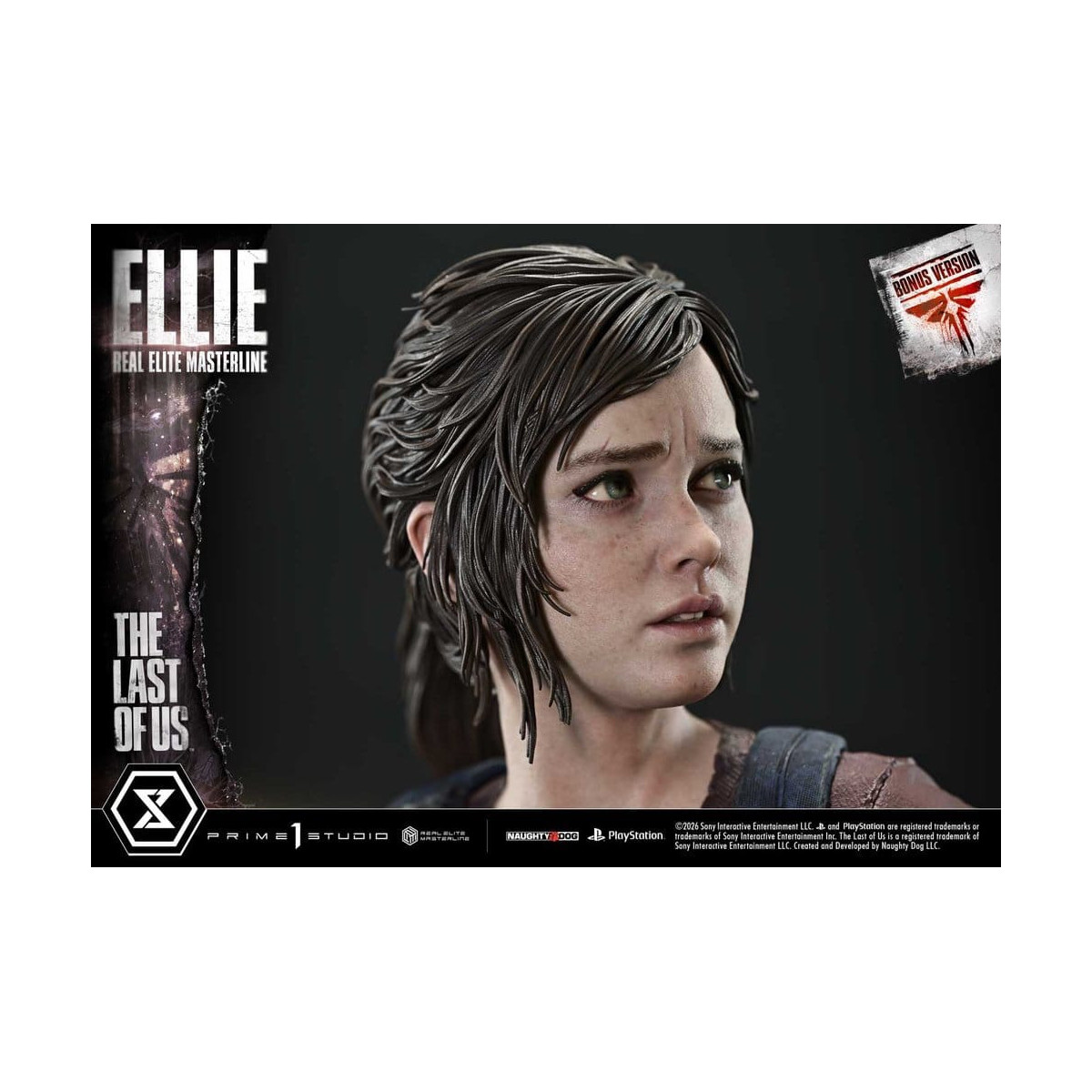 Prime 1 - Ellie (The The Last of Us Part I) 1/4 Real Elite Masterline Bonus Version