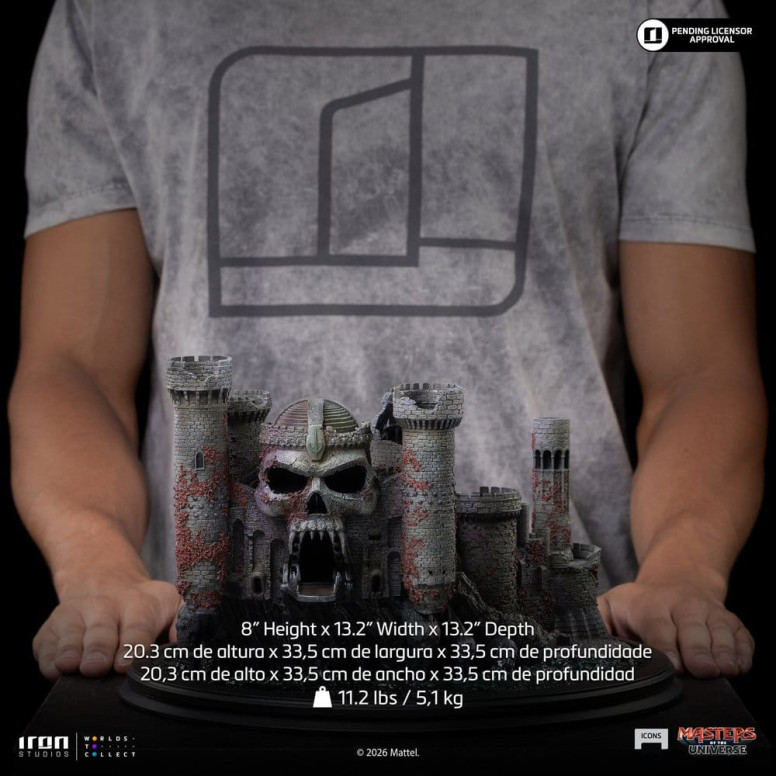 Iron Studios - Castillo de Grayskull - Iconos de Masters del Universo