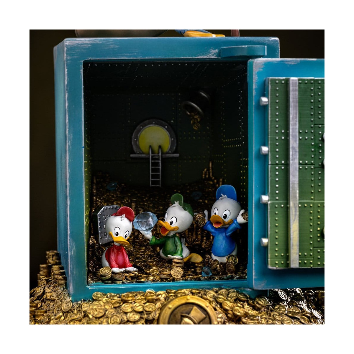 Iron Studios - Disney Tío Gilito McPato y Sobrinos Deluxe Art Scale 1/10 - Duck Tales