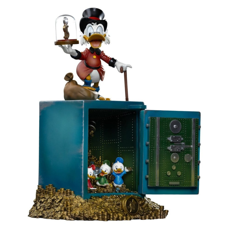 Iron Studios - Disney Tío Gilito McPato y Sobrinos Deluxe Art Scale 1/10 - Duck Tales