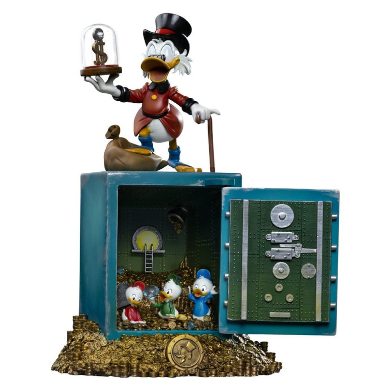 Iron Studios - Disney Tío Gilito McPato y Sobrinos Deluxe Art Scale 1/10 - Duck Tales