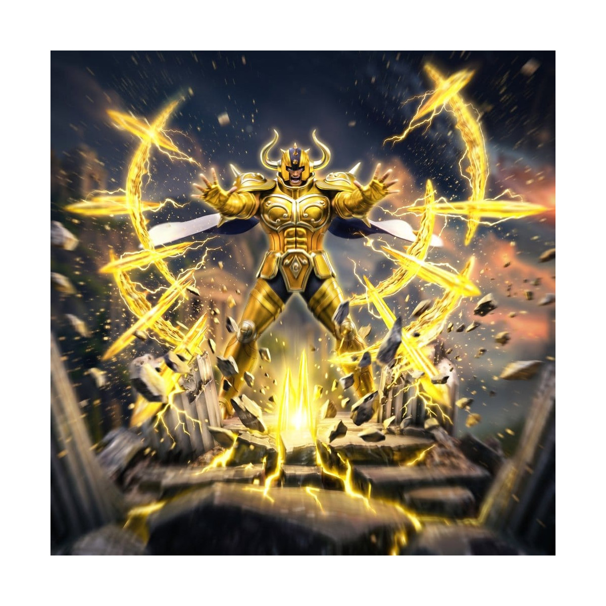 Iron Studios - Saint Seiya - taurus Aldebaran Art Escala 1/10 - Caballeros del Zodiaco