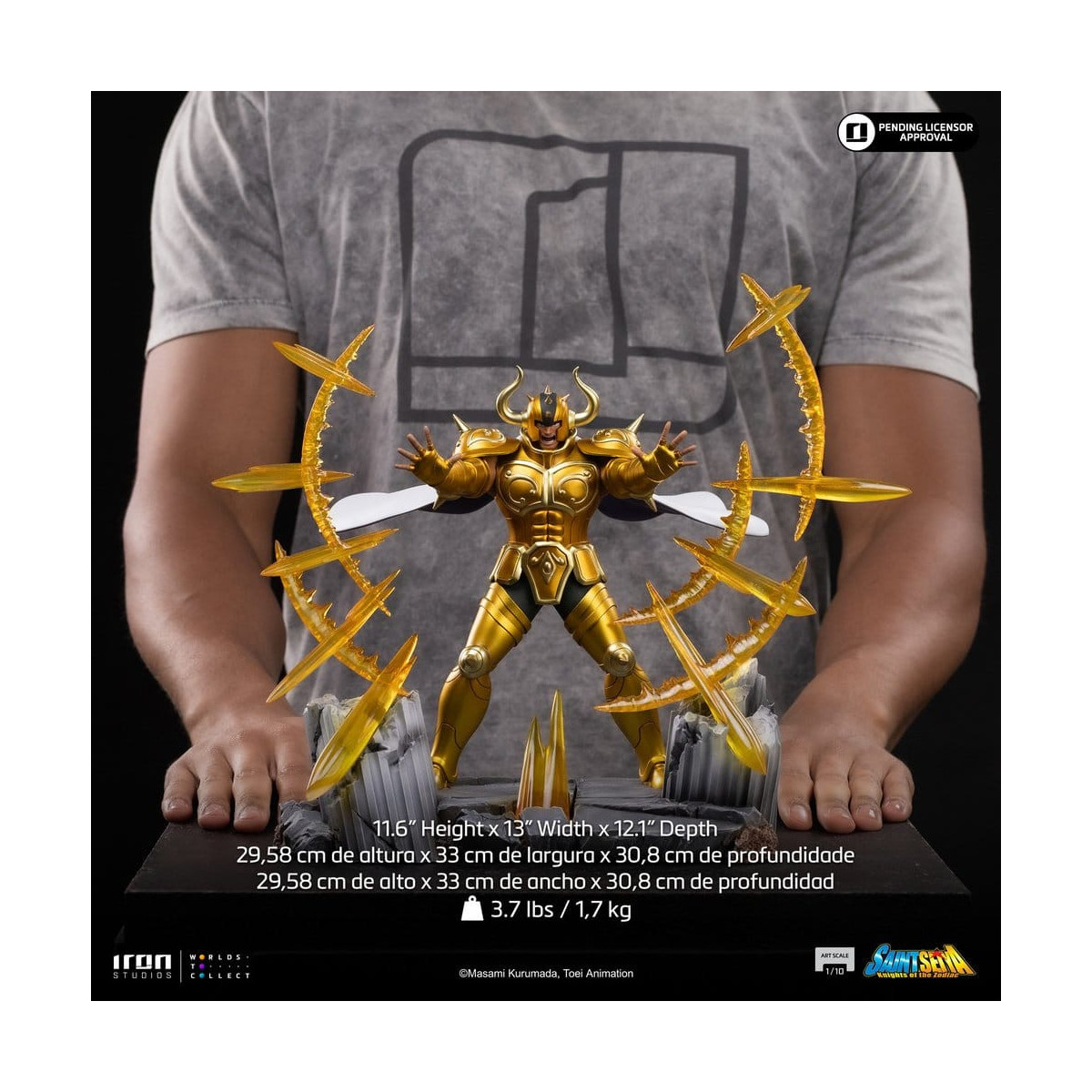 Iron Studios - Saint Seiya - taurus Aldebaran Art Escala 1/10 - Caballeros del Zodiaco