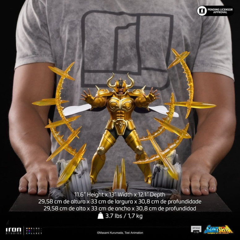 Iron Studios - Saint Seiya - taurus Aldebaran Art Escala 1/10 - Caballeros del Zodiaco