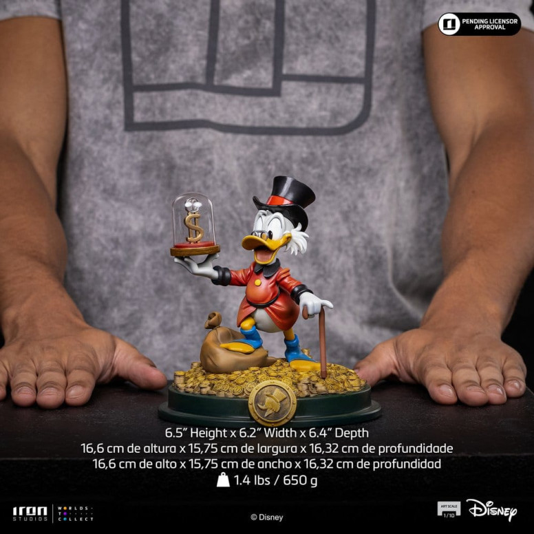 Iron Studios - Disney Tío Gilito Escala Artística 1/10 - Duck Tales