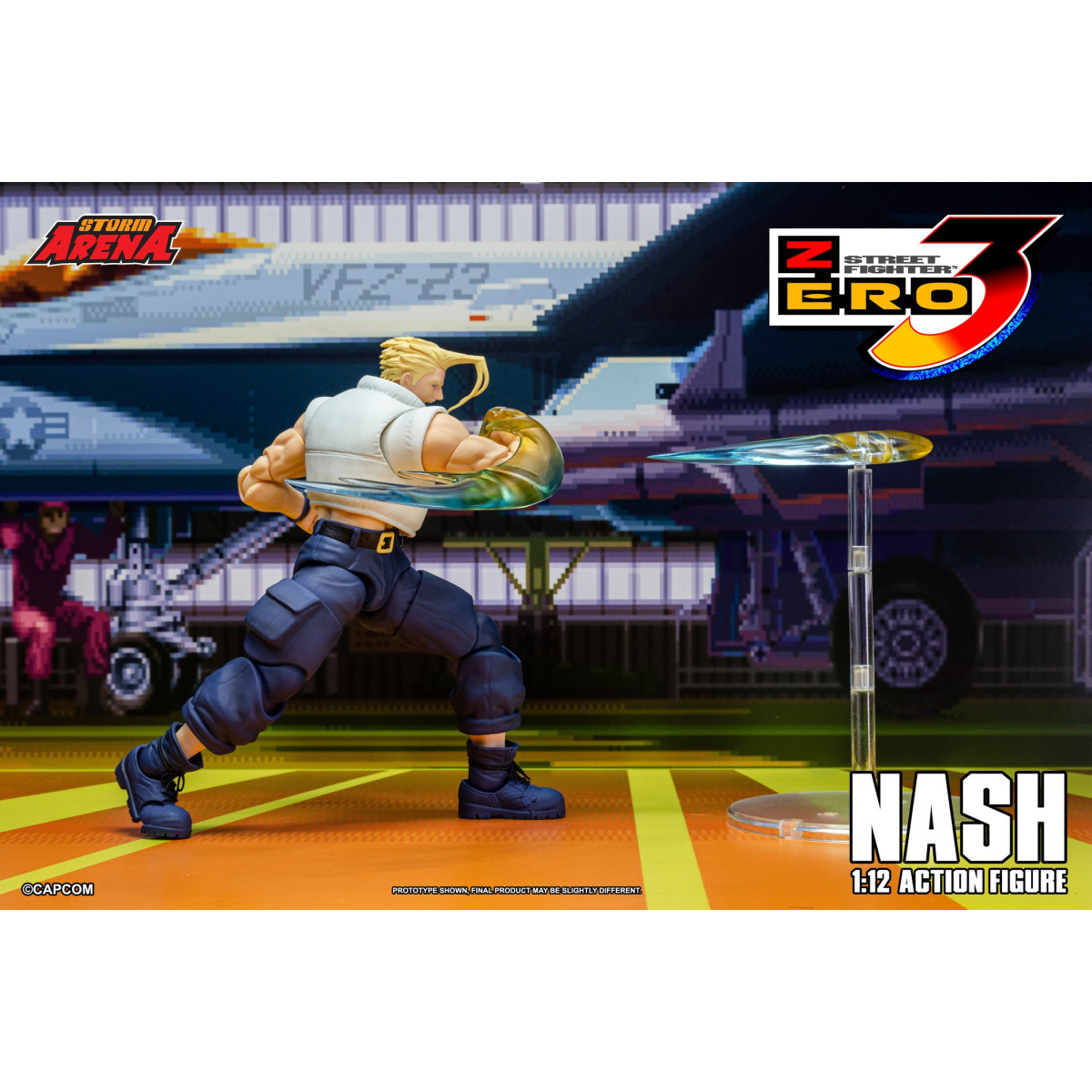 Storm Collectibles - NASH (Charlie) Hong Kong Comic Con Exclusivo 2026 - Street Fighter Alpha Storm Arena 1/12