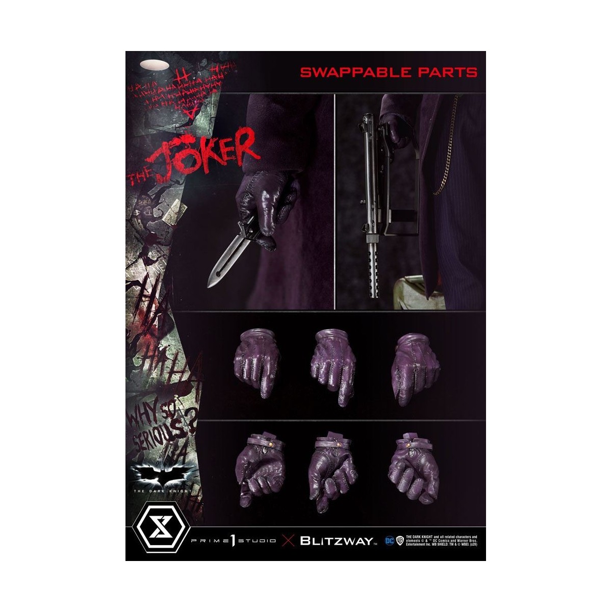 Estudio Prime 1 - El Guasón - El Caballero Oscuro - Bonus Ver. 1/3