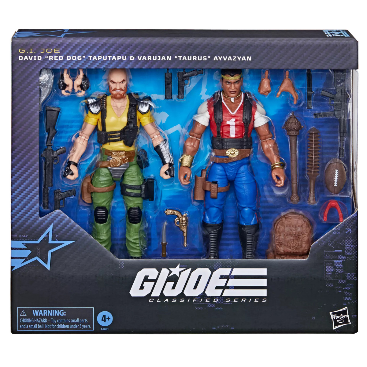 Hasbro G.I.JOE Serie Clasificada - David "Red Dog" Taputapu y Varujan "Taurus" Ayvazyan