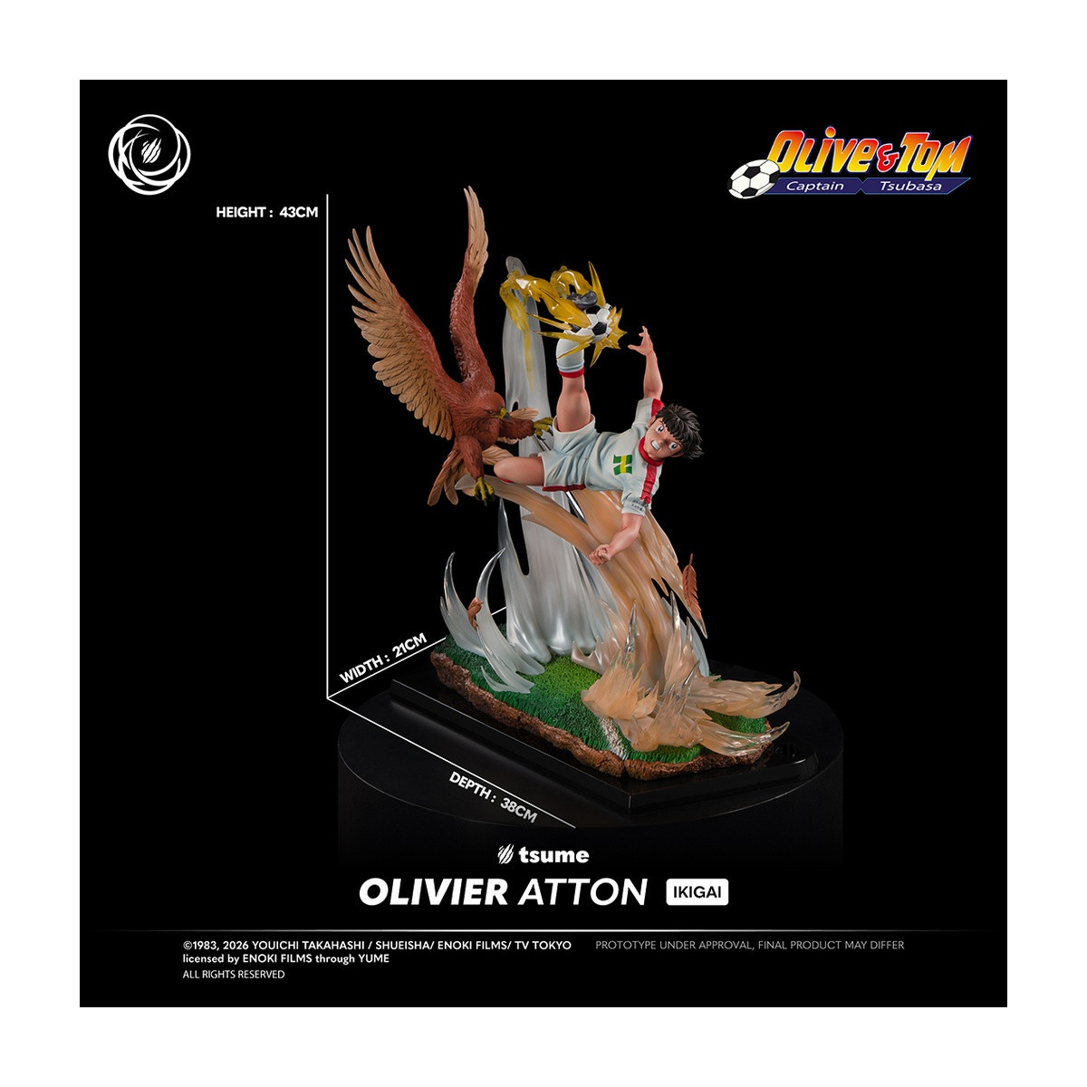 Tsume Ikigai - Olivier Atton 1/6 - Olive & Tom - Captain Tsubasa
