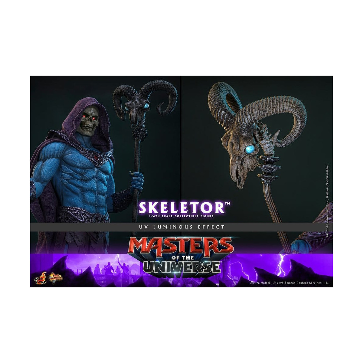 Hot Toys - Skeletor Movie Masterpiece 1/6 - Masters del Universo